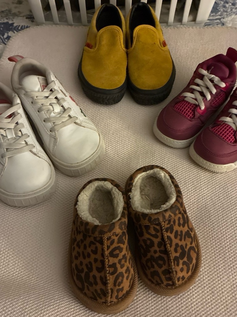 Cozy Kids Leopard-Print Slip-On Slippers - Brown